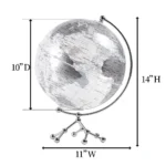 10 Inch Educational World Globe LED Light Earth GLobe Constellation View Globe Map for Decor Gifts Promotion Teaching Tool - Image 2