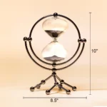 White Half Hour Hourglass Timer Glass Sand Timers Hourglass - Image 2
