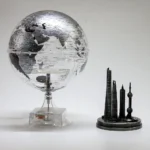 Guangzhou Famous Landmark With Transparent World Globe Souvenir Gift - Image 4