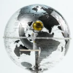 Wellfun Illuminated 8Inch English Acrylic Rotating Education World Map Globe with Bluetooth Desktop Teaching Earth Globe - Image 5