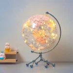 Wellfun World Globe LED Light Geographic Interactive Educational Discovery World Map - Image 6