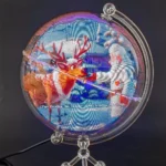 Wellfun Supplier Clear World Globe 3D Hologram Fan Globe - Image 2