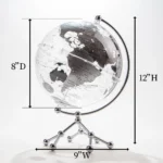 Novelty Gifts Wellfun Night Light Decanter Acrylic Earth Rotating Novelty Gifts Globe Earth Globe Decor Globe - Image 2