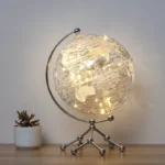 Wellfun Ornaments Decorative 8 Inch Christening Gifts Transparente Novelty Gifts Globe Earth Globe Decor Globe - Image 6