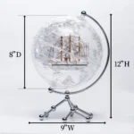 Wellfun Christmas Decoration Supplies Ball Sphere Unique Gifts Vintage Novelty Gifts Globe Earth Globe Decor Globe - Image 2