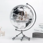 Wellfun 25CM Plastic Earth Globe Rotating Geography Education Globe for Teaching Tools and Deocartion Globe - Image 2