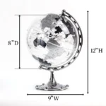 Wellfun World Globe With Metal Stand 8Inch Geography Educational Globe for Students Earth Globes - Image 3