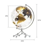 Wellfun Ornaments Decorative 8 Inch Christening Gifts Transparente Novelty Gifts Globe Earth Globe Decor Globe - Image 3