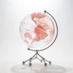 Factory Wholesale Transparent Acrylic Round Globes Celestial Desktop Decor World Globes Map - Image 3