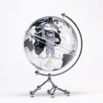 Latest Unique Teaching Resources Globe Model Metal Stand Desktop Clear Earth Globe