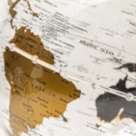 Wholesale Acrylic Transparent Gold Earth Globes Toy Home Decorative Globes World Desk Globe - Image 6