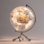 Wellfun Business Gifts Decorative Rotating Acrylic 20cm 25cm Christmas Novelty Gifts Globe Earth Globe Decor Globe - Image 6