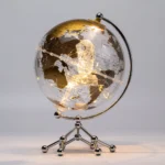 Wellfun Table Stand Move Frame Decordecor World and Craft Gift Novelty Gifts Globe Earth Globe Decor Globe - Image 5