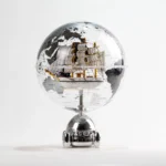 Wellfun Luxury Home 2025 Custom 3D Photo Frame Office Decorations Earth Novelty Gifts Globe Earth Globe Decor Globe