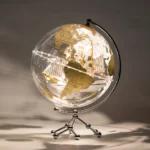 Transparent Globe Decorative World Globe 25cm Diameter Geographical Desktop Home Office - Image 6