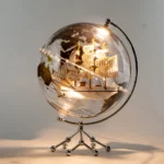 Modern High and Globe Ornaments Luxury Soft Metal Decorations for Office Study Living Room - Image 2