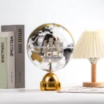 Wellfun Rotating Crystal Decor Modern Table Lamp Transparent Hand English Tumbler Novelty Gifts Globe Earth Globe Decor Globe - Image 5