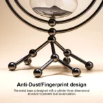 Modern Home Decor Office Desk Hourglass Stylish Half Hourglass Design With Metal Stand - Image 4