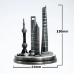 New Product Silver 6inch Transparent Landmark Globe - Image 5