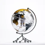 Wholesale Christmas Decoration LED Light Decorative World Earth Globe Map - Image 3