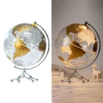 Wellfun Birthday Gift Clear World Globe Decorative Gifts Huge World Globe Souvenirs Gift for Adults Globe Earth Map - Image 5