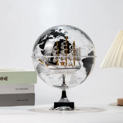 Wellfun Factory Special Light World Globe Rotation Globe Lamp