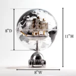 World Earth Globe With Bluetooth Rotation - Image 3