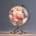 8 Inches Metal Stand Globe Earth for Students Learning Map Educational World Globe for Kids - Image 4