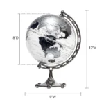 Wellfun 360 Degree Flip Luxury Gift Fathers Day Gift for Dad Novelty Gifts Globe Earth Globe Decor Globe - Image 2