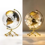 Wholesale Acrylic Transparent Gold Earth Globes Toy Home Decorative Globes World Desk Globe - Image 4