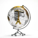 Wholesale 10 Inch Tourist Souvenirs  Rotating Decoration World Globe Metal Base Globe Map