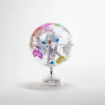 Wellfun Factory Plastic 6Inch and 8Inch Rotating Globe World Globes - Image 2